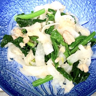 大根とほうれん草の中華風和え物